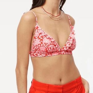 J.Crew Factory Ruffle Triangle Cup Bikini Top New With Tag Size 2xl